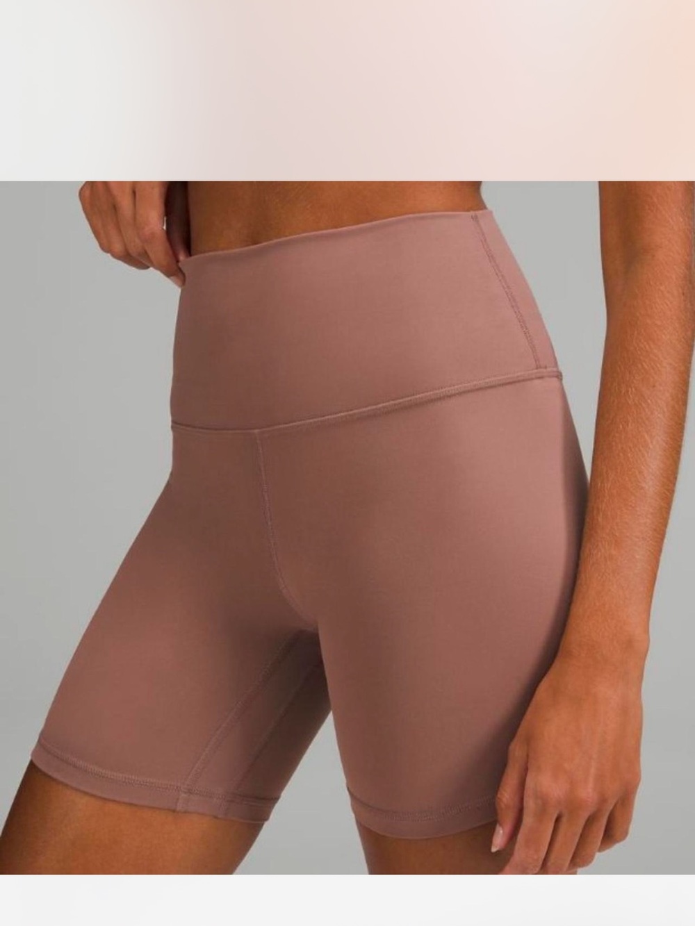 Lulu lemon mauve High-Rise Mauve Biker Shorts